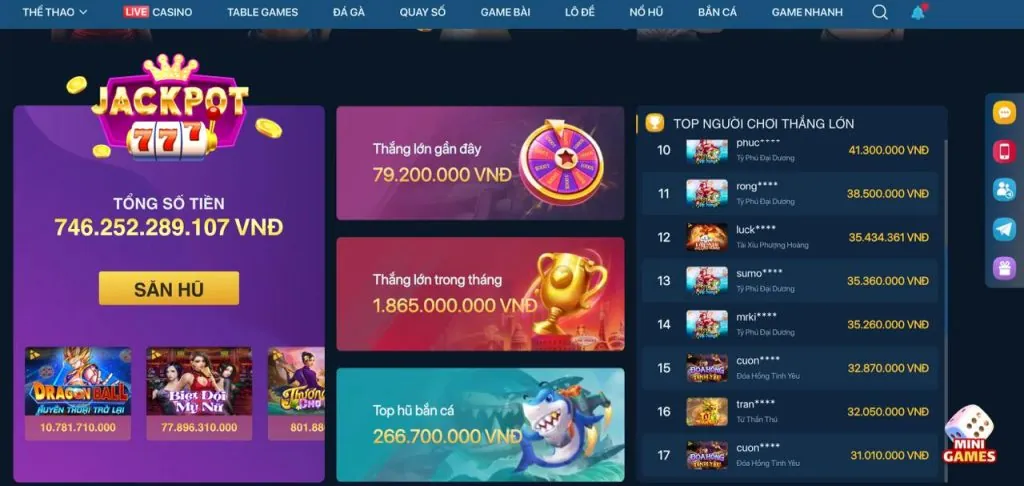 Trò chơi trên ứng dụng 888new30
